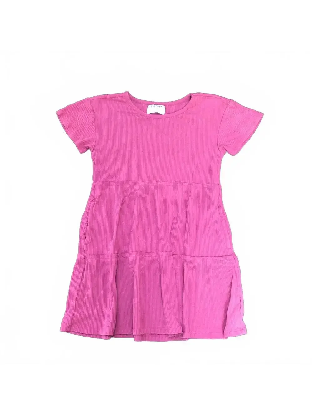 Old Navy Girls Ribbed Short Sleeve Dress Size M (8)
